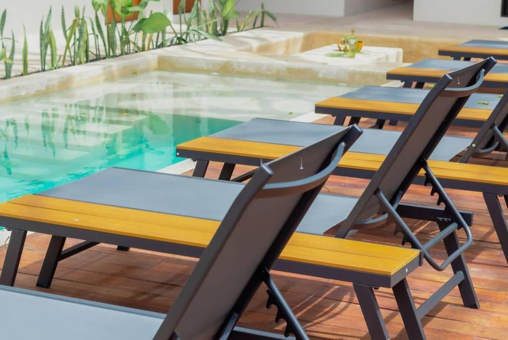 Cozy Apartment With Pool In Bacalar Center מראה חיצוני תמונה